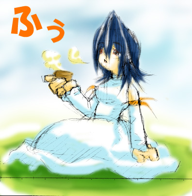 ノートの切れ端の落書き休憩モード(´・ω・)旦~